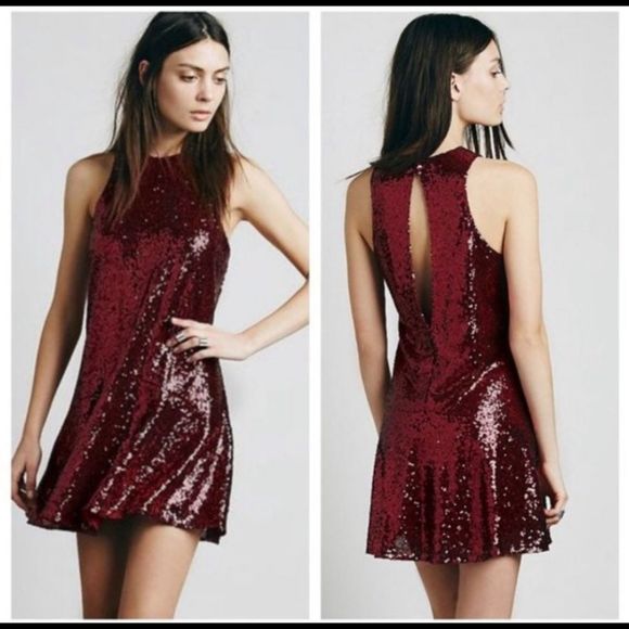 Free People Dresses & Skirts - Free People Liquid Shine Sequin Dress